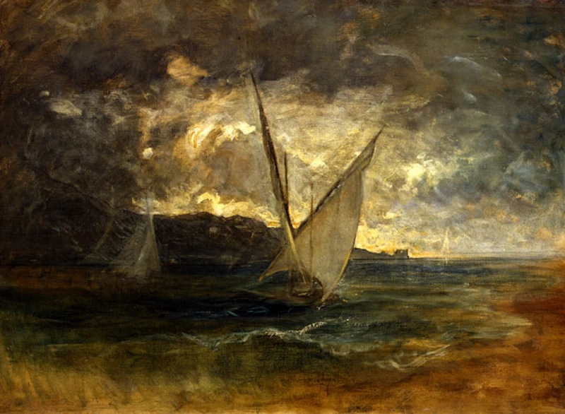Marina in burrasca - Musei Civici, Reggio Emilia